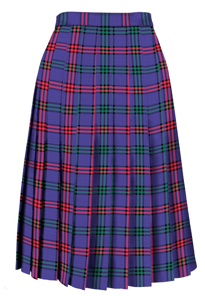 Skirt, Ladies All round pleated, Montgomery Tartan